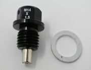 VW Audi Porsche M14 x 1.5 Magnetic Oil Drain Plug 2000 + Black - Parts Agent