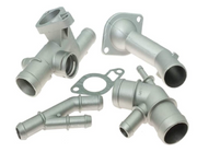 VW MK4 Golf Jetta GLI GTI TT 1.8T Cast Aluminum Coolant Flange W/ Temper Sensor - Parts Agent