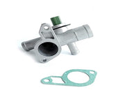 VW MK4 Golf Jetta GLI GTI TT 1.8T Cast Aluminum Coolant Flange W/ Temper Sensor - Parts Agent