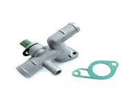 VW MK4 Golf Jetta GLI GTI TT 1.8T Cast Aluminum Coolant Flange W/ Temper Sensor - Parts Agent