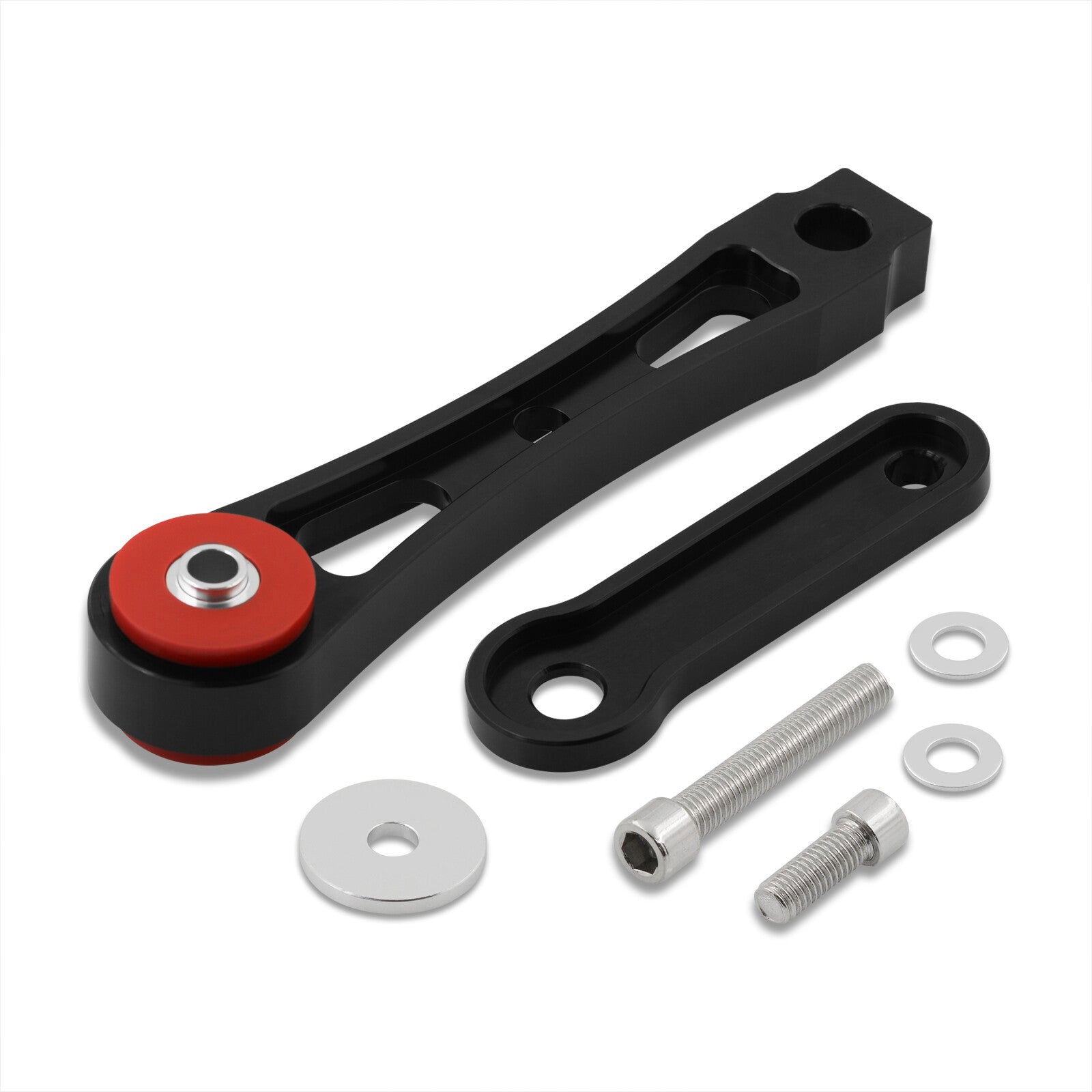 Volkswagen Golf 2006-2009 / Jetta 2.5L 2006-2010 MK5 Pendulum Dog Bone Engine Motor Mount Black with Red Polyurethane Bushing - Parts Agent