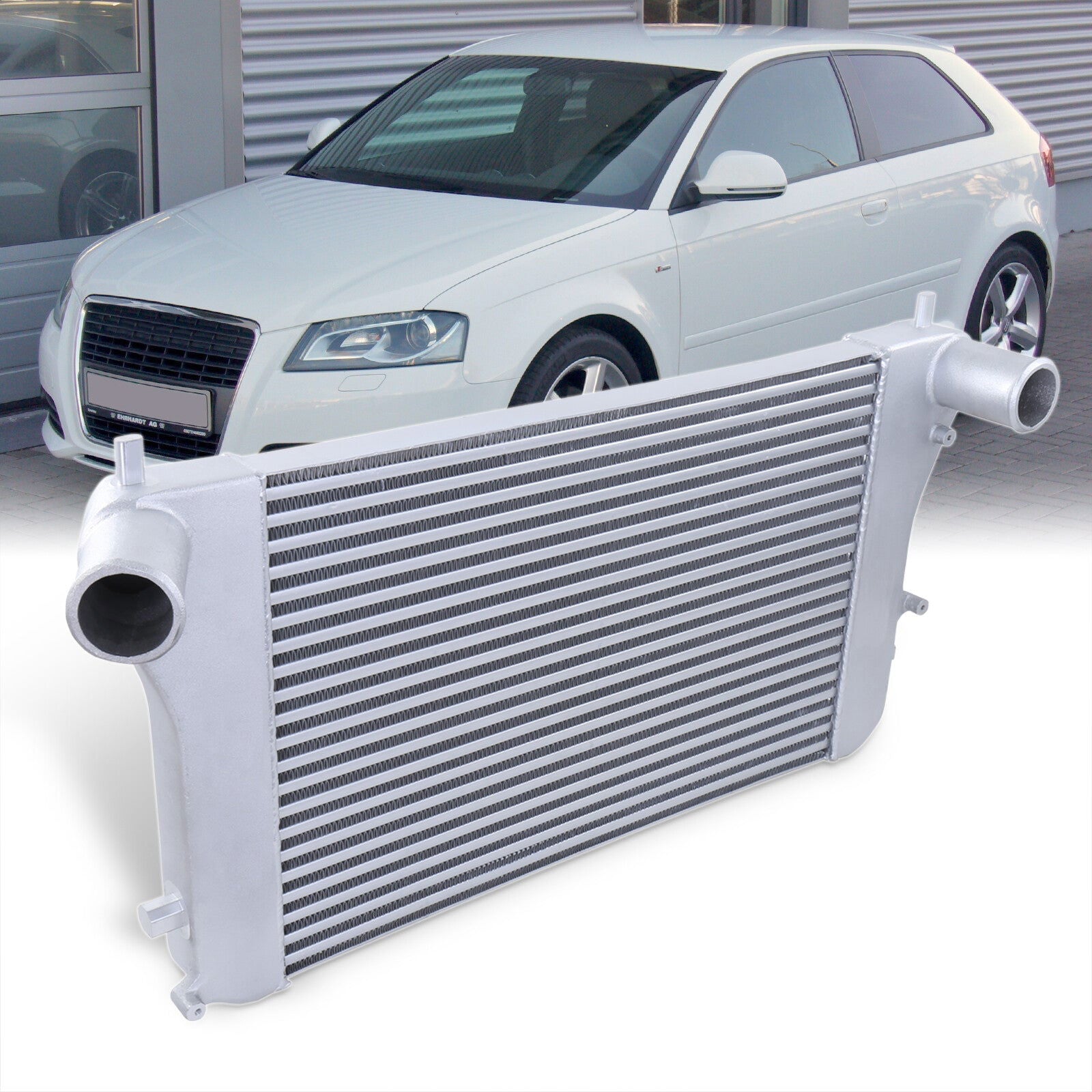 Volkswagen Golf 2010-2014 / Jetta 2006-2010 2.0L Turbocharged Bolt-On Aluminum Intercooler - Parts Agent
