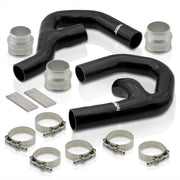 Volkswagen Golf GTI 2.0 FSi T MK5 MK6 2006-2010 Bolt-On Silicone Intercooler Piping Kit + Black Couplers (Use with IC-B20A) - Parts Agent