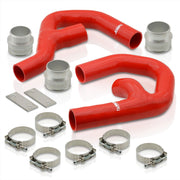 Volkswagen Golf GTI 2.0 FSi T MK5 MK6 2006-2010 Bolt-On Silicone Intercooler Piping Kit + Red Couplers (Use with IC-B20A) - Parts Agent