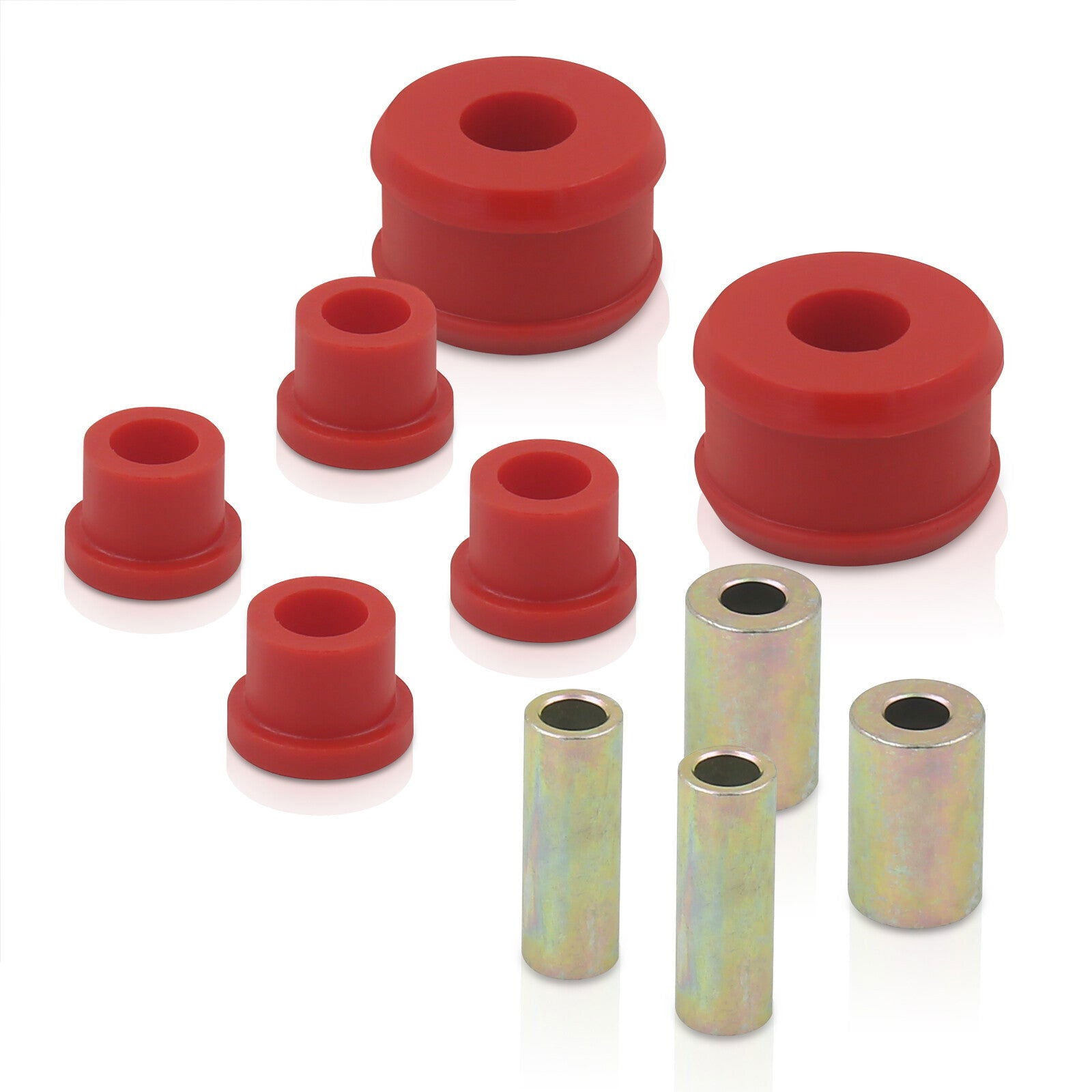 Volkswagen Golf MK2 MK3 MK4 1985-2005 / Jetta 1985-2005 / Bettle 1998-2008 / Corrado 1990-1995 Front Control Arm Bushings Kit Red - Parts Agent