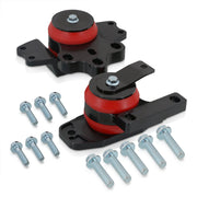 Volkswagen MK5 MK6 Jetta 2006-2014 / Golf 2006-2014 / Audi A3 2005-2013 / TT 2008-2014 Engine & Transmission Motor Mount Black with Red Polyurethane Bushing - Parts Agent
