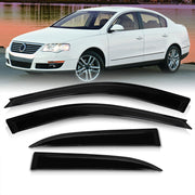 Volkswagen Passat 2006-2010 4 Door Tape On Window Visors - Parts Agent