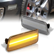 Volkswagen (USA Car Only) GTI 2.0T 2010-2014 Front Amber LED Side Marker Lights Clear Len - Parts Agent
