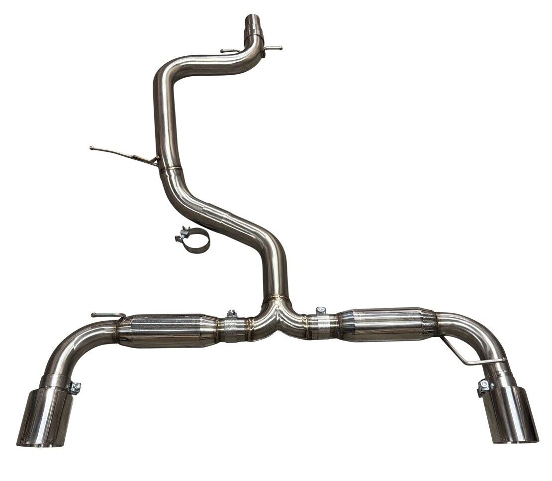 Volkswagen VW 09-14 2.0T MK6 MKVI Golf GTi Catback Polished Exhaust System Turbo - Parts Agent