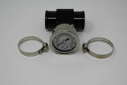 Water Hose Coolant Temperature Sensor Hose Adapter W/ Pressure Gauge 28mm Univer - Parts Agent