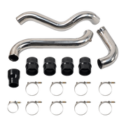 Polished Intercooler Pipe &Boot Kit For 2011-2016 GMC CHEVY 6.6 6.6L LML Duramax