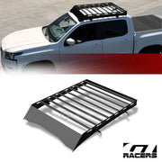 2020-2024 Titan Crew Blk Modular Window Frames Roof Rack Basket+Wind Fairing