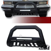 1988-2000 Chevy C10 C/K Truck Textured Black AVT Aluminum LED Bull Bar Guard