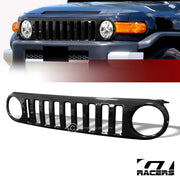 2007-2014 Fj Cruiser Black Vertical Front Hood Bumper Grill Grille Guard ABS