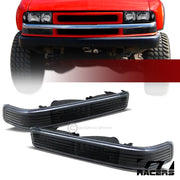 1998-2004 Chevy S10 Blazer Sonoma Blk Clear Signal Parking Bumper Lights K2