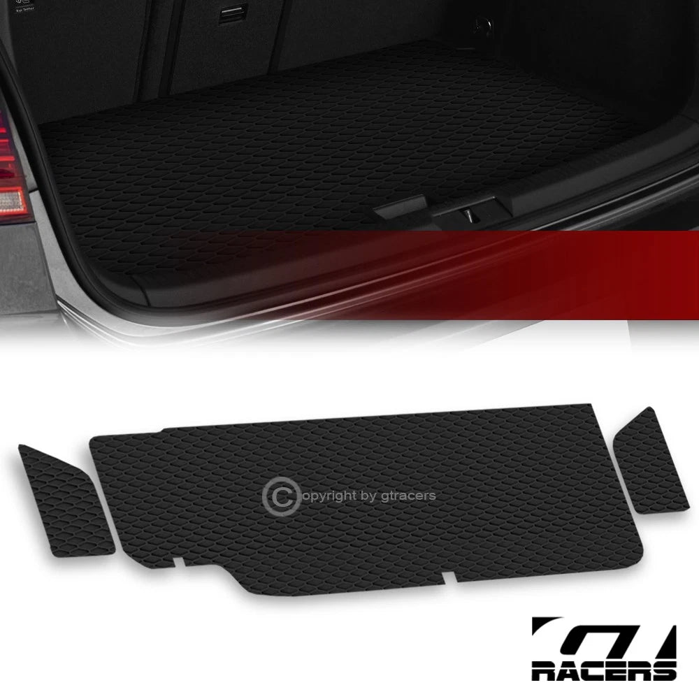 21-23 Tesla X 6/7 Seats Honeycomb HEX Rubber All Weather Trunk Bed Mats 3pc