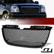 Matte Black 2007-2014 GMC Yukon Denali Luxury Mesh Front Bumper Grill Grille
