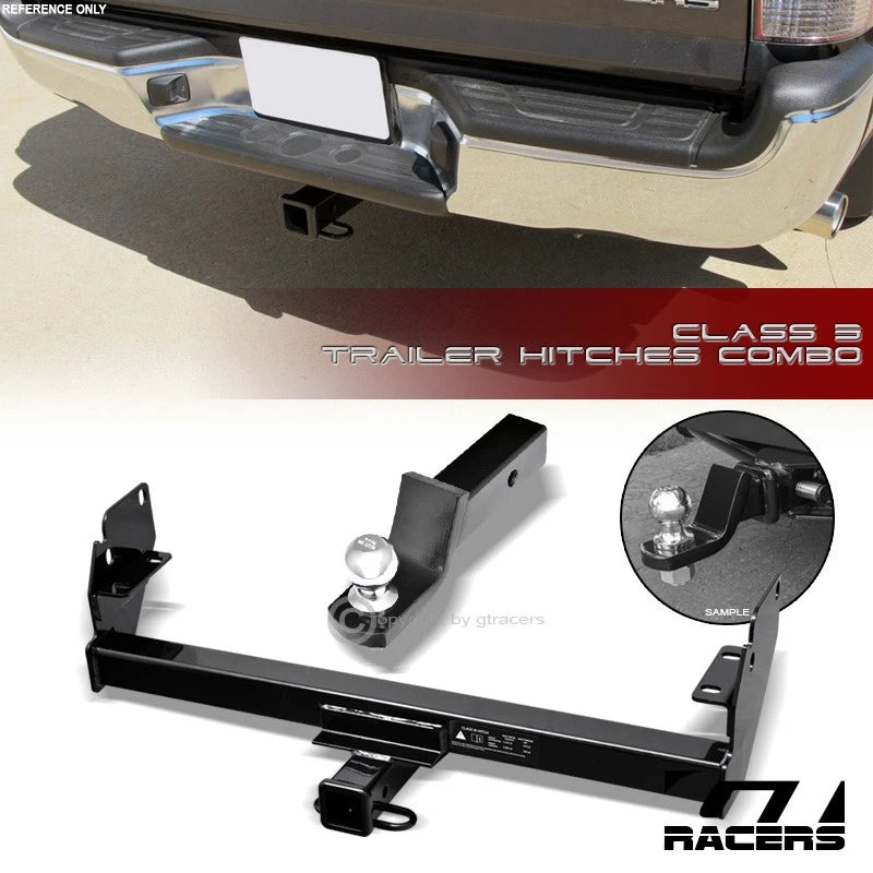 Class 3 Trailer Hitch Receiver w/2" Ball Bumper Mount 2005-2015 Tacoma Truck