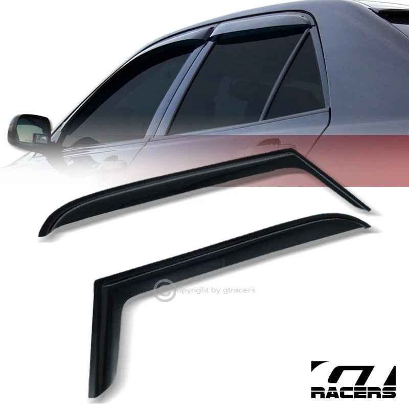 1997-2006 Jeep Wrangler Sun/Rain Guard Tint Shade Deflector Window Visors 2P