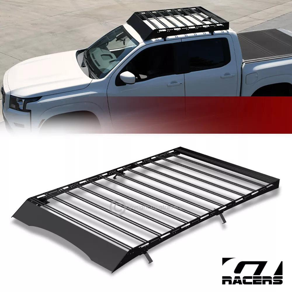 2017-2022 Honda CRV Blk Modular Window Frames Roof Rack Basket+Wind Fairing