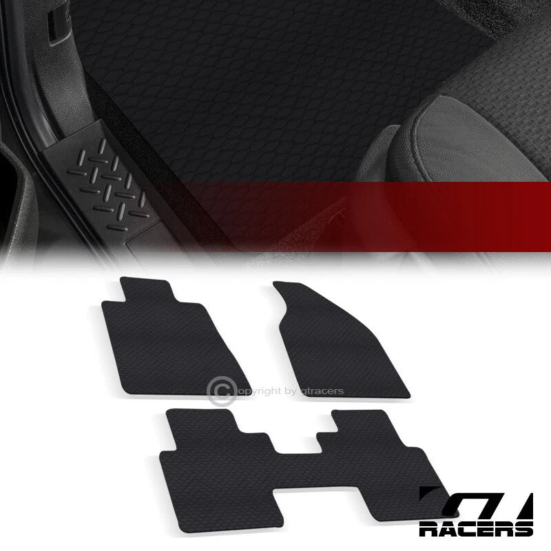 2008-2017 Buick Enclave Honeycomb HEX Rubber All Weather Floor Mats Carpets