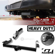 1996-2021 Chevy Express Class 4 Blk Trailer Hitch Receiver+2