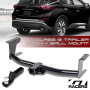 2015-2024 Murano Class 3 Black Trailer Hitch Receiver+2