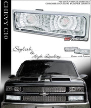 1988-1993 Chevy/GMC C10 CK C/K Truck/SUV Chrome Signal Bumper Lights Lamp yd