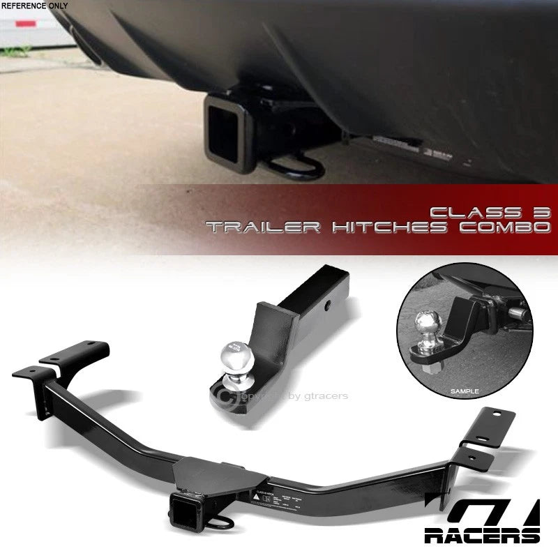Class 3 Trailer Hitch Receiver+2" Ball Bumper Mount 2007-2014/2015 Edge/Mkx
