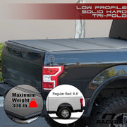 2017-2022 F250/F350 6.75 Ft Bed Lo Pro Aluminum Hard Tri Fold Tonneau Cover