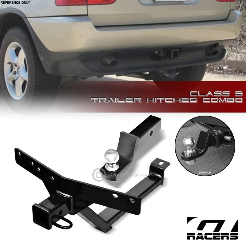 Class 3 Trailer Hitch Receiver+2" Ball Bumper Mount 2000-2006 BMW E53 X5 Suv