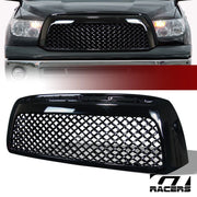 2007-2009 Tundra Gloss Blk Tr-Style Mesh Front Bumper Grill Grille Guard ABS