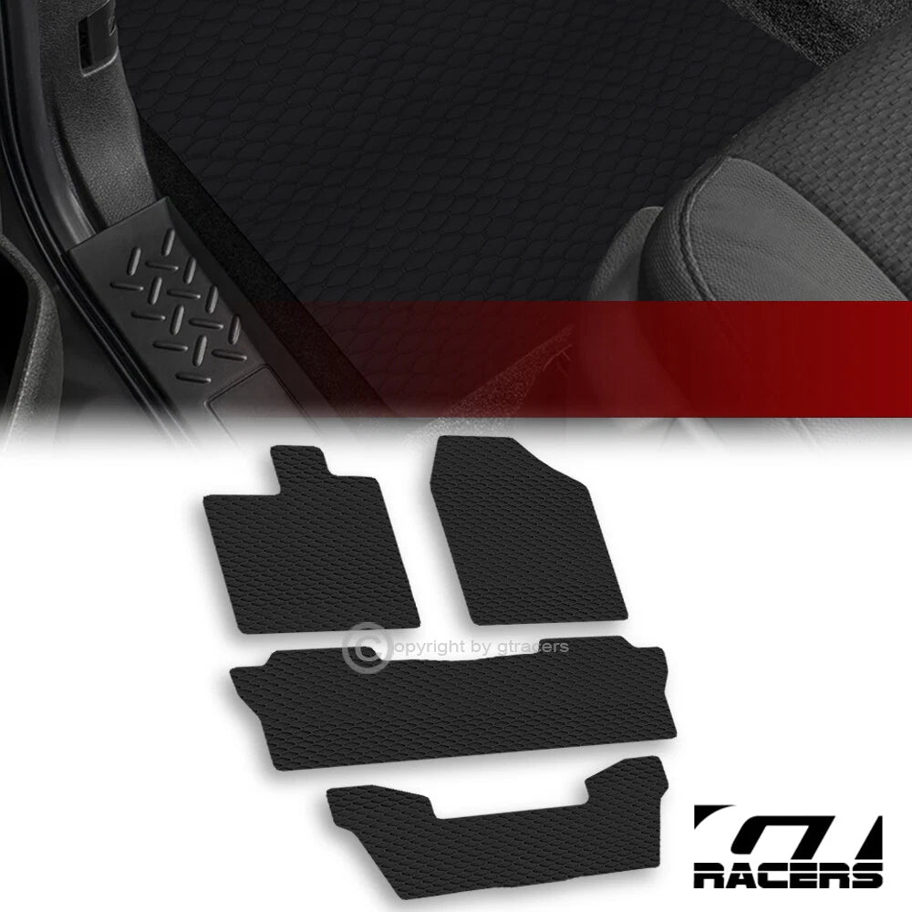 2016-2023 Honda Pilot Honeycomb HEX Rubber All Weather Floor Mats Carpets 4p