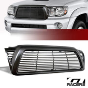 Matte Black 2005-2011 Toyota Tacoma Horizontal Front Bumper Grill Grille ABS