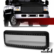 2005-2007 Ford F250/F350 Superduty Matte Black Rivet Bolt Steel Mesh Grille
