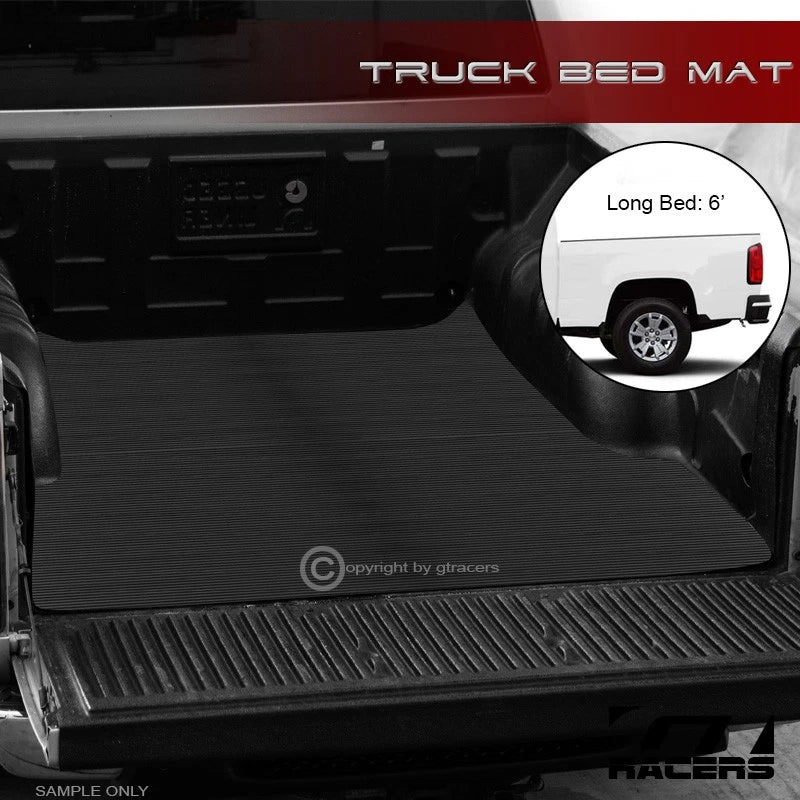 2015-2022 Colorado/Canyon 6'/72" Rubber Truck Bed Floor Mat Carpet Liner V2