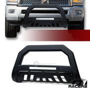 2010-2018 Dodge Ram 2500 Textured Blk AVT Aluminum LED Bull Bar Grille Guard