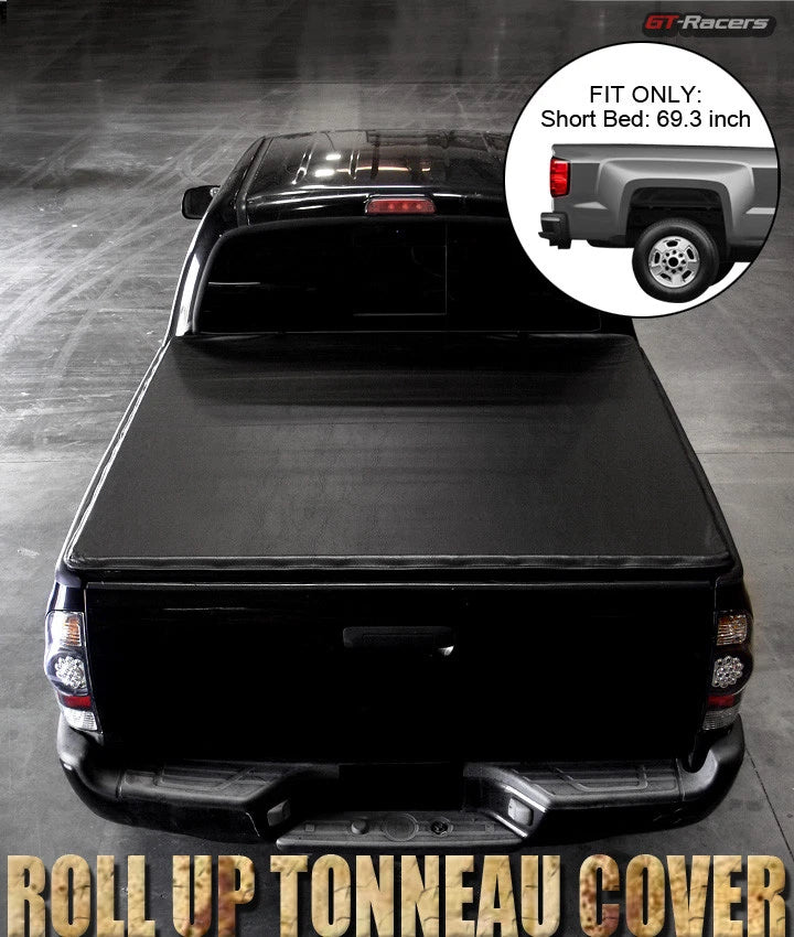 2007-2014 Silverado/Sierra 5.8 Ft Short Bed Lock & Roll Soft Tonneau Cover