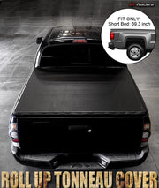 2007-2014 Silverado/Sierra 5.8 Ft Short Bed Lock & Roll Soft Tonneau Cover
