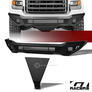 2014-2015 GMC Sierra 1500 Matte Blk Full Width Steel Front Bumper+Skid Plate