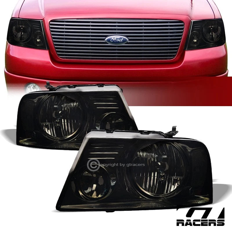 2004-2008 F150/Mark LT Smoke Clear Housing Headlights Corner Signal Lamps nb