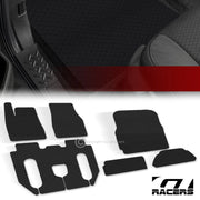 2017-2020 Tesla X 6 Seat Center Console Honeycomb Rubber Floor+Trunk Mat 6p