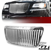 2011-2014 Chrysler 300/300C Chrome Vertical Front Hood Bumper Grill Grille