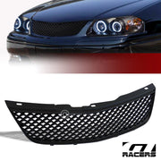 2000-2005 Chevy Impala Black Luxury Mesh Front Hood Bumper Grill Grille ABS