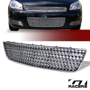2006-2016 Chevy Impala Chrome Luxury Mesh Front Lower Bumper Grille Guard