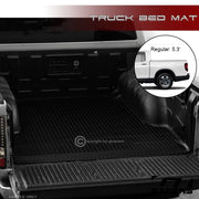 2017-2023 Honda Ridgeline 5.3' Blk Rubber Diamond Truck Bed Floor Mat Liner