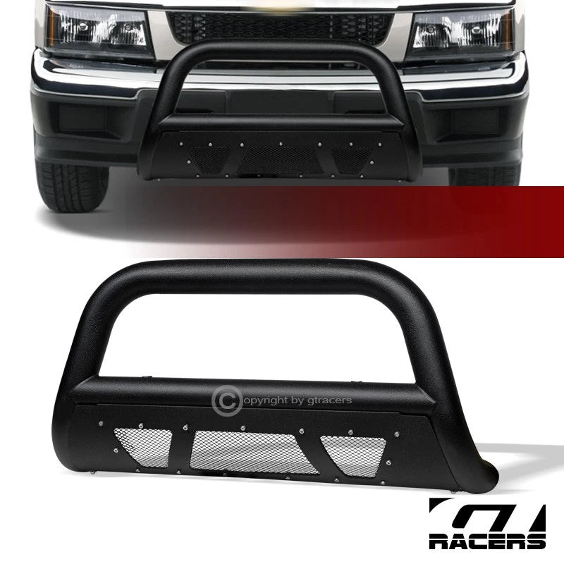2004-2012 Colorado/Canyon Textured Black Studded Mesh Bull Bar Bumper Guard