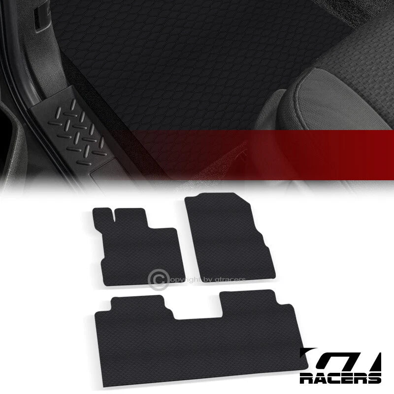 2010-2017 Chevy Equinox Honeycomb HEX Rubber All Weather Floor Mats Carpets