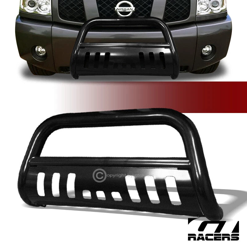 2004-2015 Nissan Titan/Armada Black Bull Bar Brush Bumper Grill Grille Guard