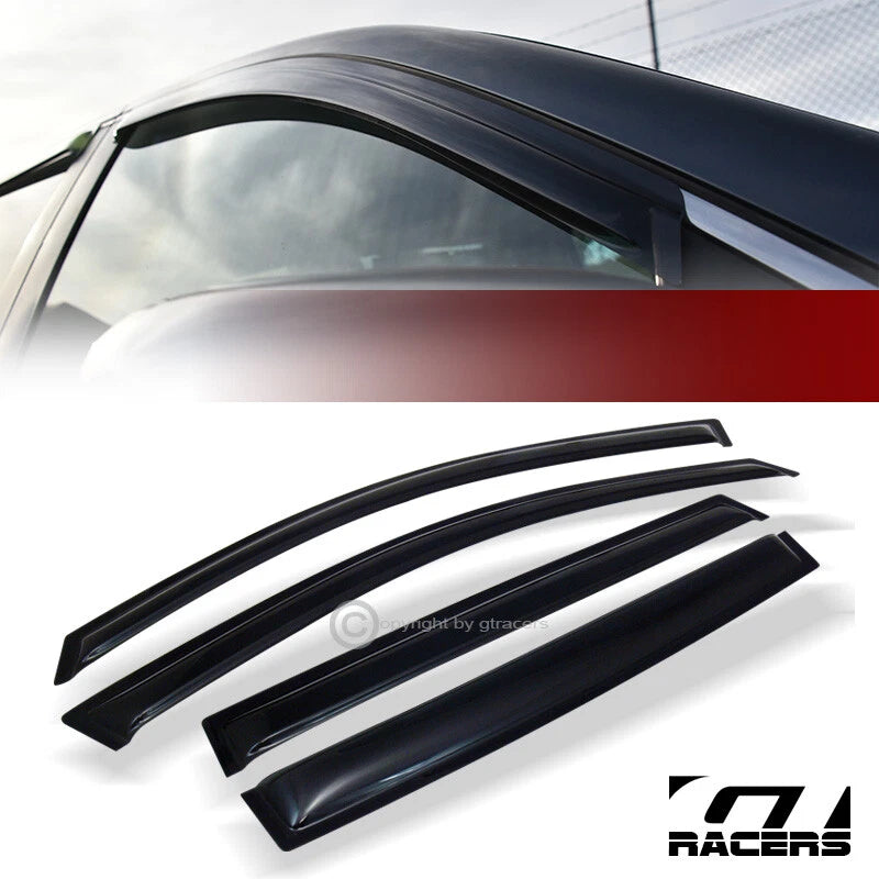 2007-2013 Acura MDX Sun/Rain Smoke Guard Vent Shade Deflectors Window Visors